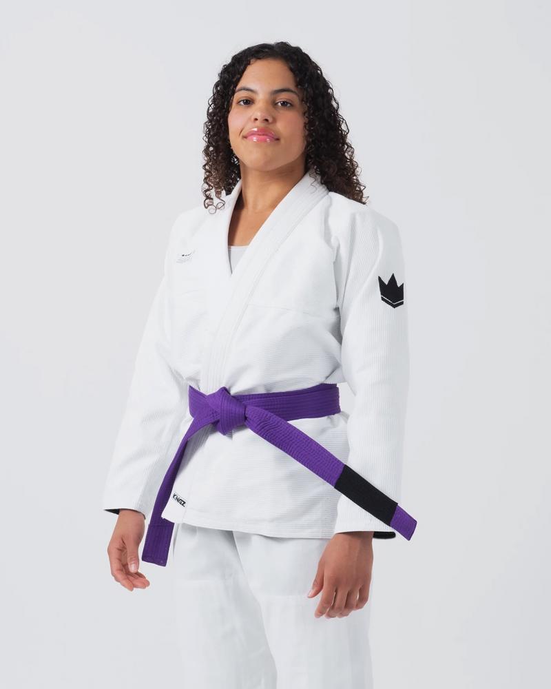 KINGZ womens kore v2 2024 edition BJJ GI - white